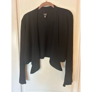 Women's Eileen Fisher Black Shrug Sweater L